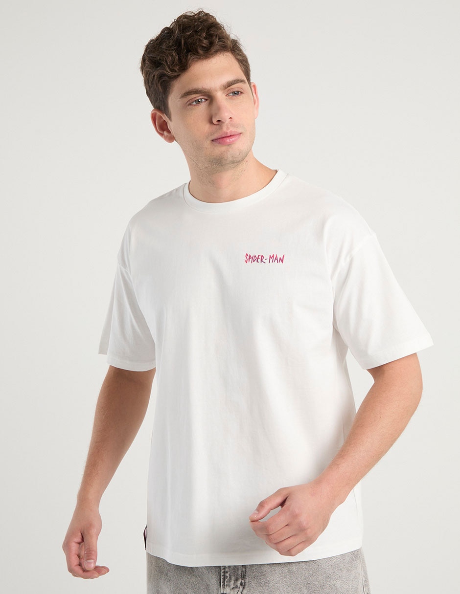 Playera Spider-Man cuello redondo para hombre