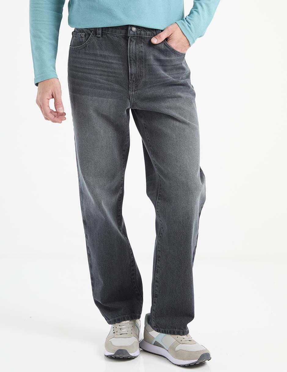 Jeans straight lavado obscuro para hombre Jeans straight lavado obscuro para hombre