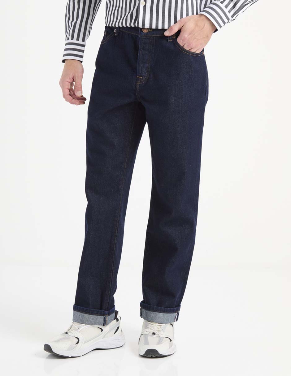 Jeans straight lavado obscuro para hombre Jeans straight lavado obscuro para hombre