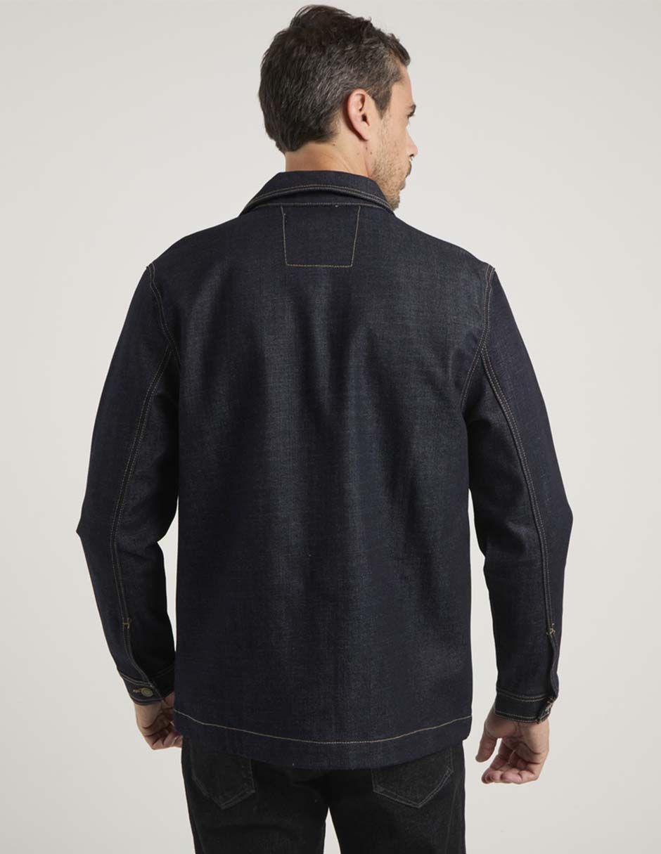 Sobrecamisa casual manga larga para hombre 6