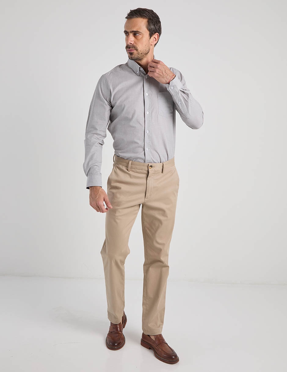 Camisa casual manga larga para hombre 3