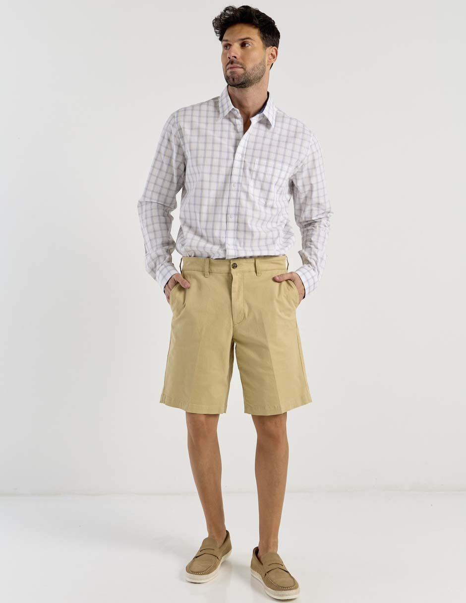 Camisa casual manga larga para hombre 3