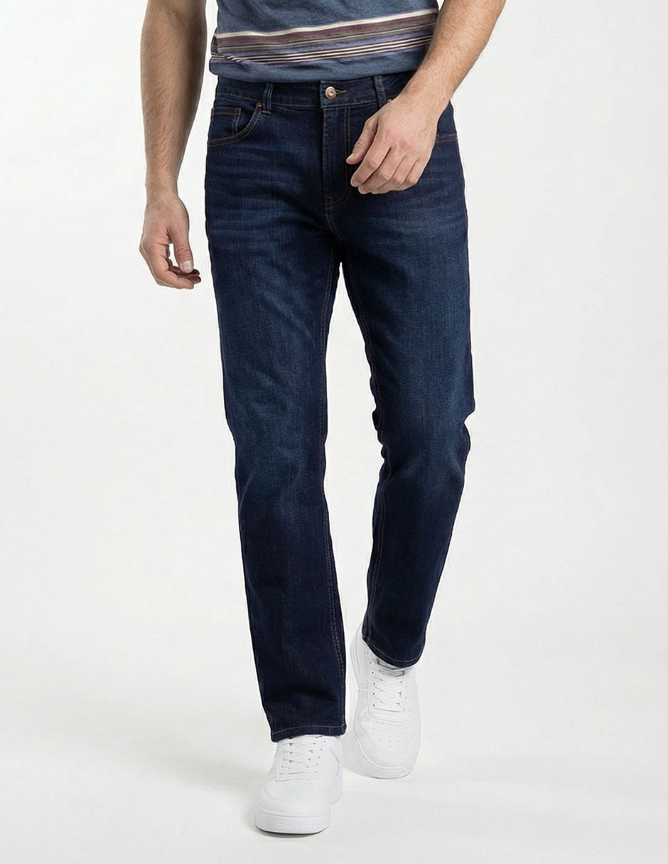 Jeans slim lavado obscuro para hombre Jeans slim lavado obscuro para hombre