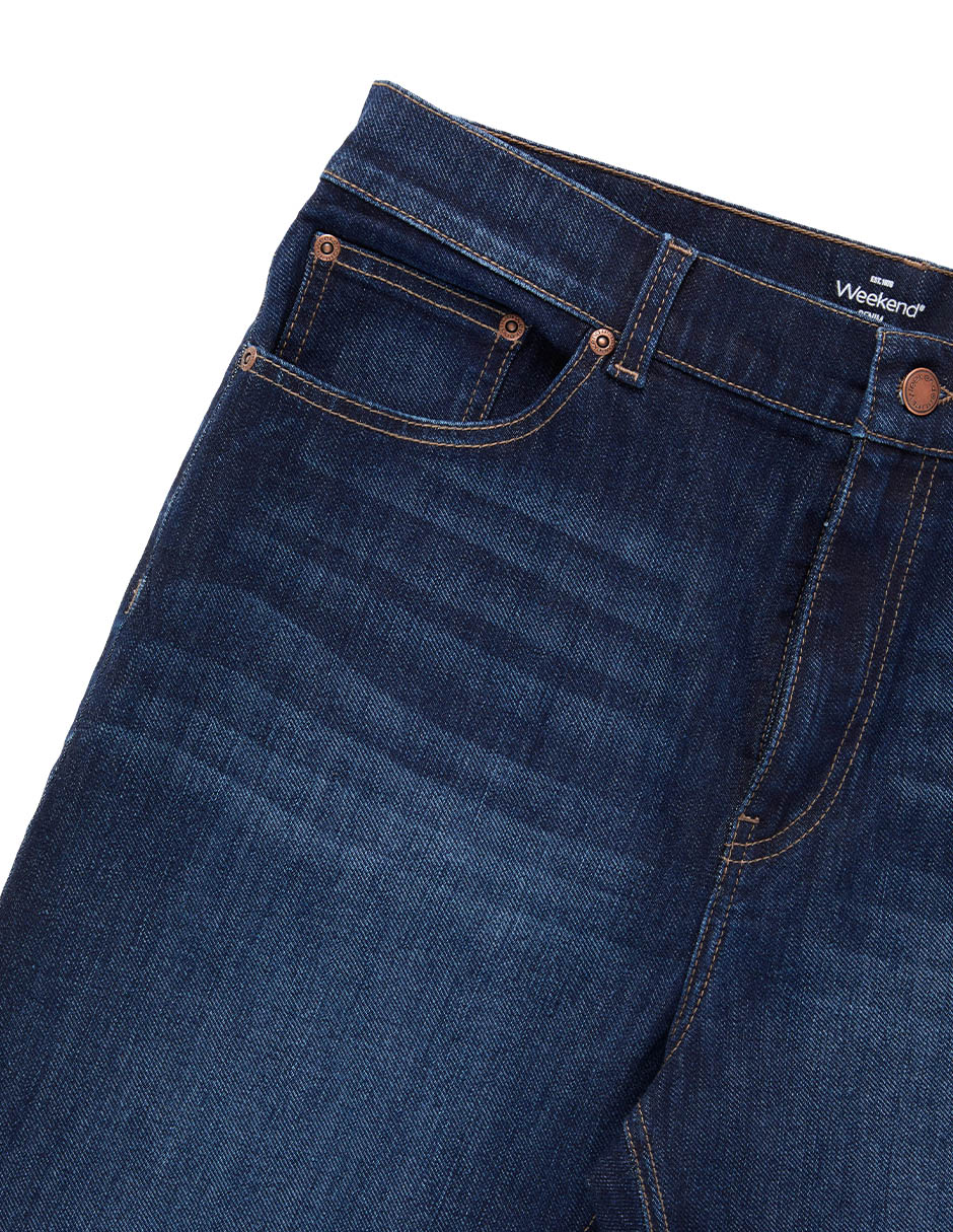Jeans slim lavado obscuro para hombre 6