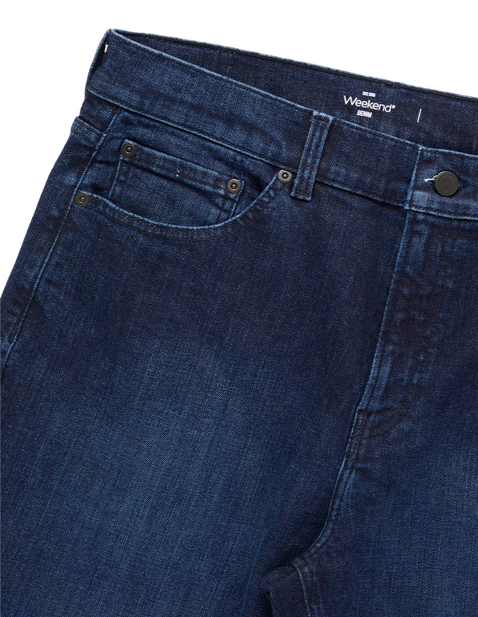 Jeans slim lavado obscuro para hombre 6